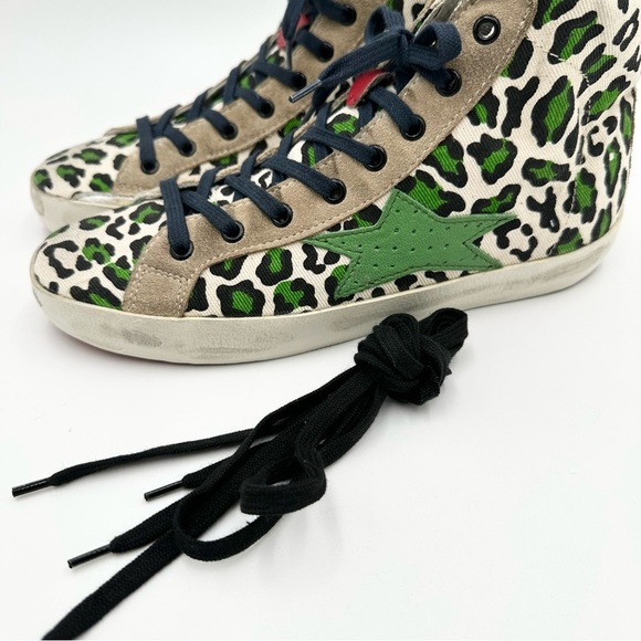 Ishikawa High-Tops Leopard Animal Print Sneakers - Picture 6 of 13
